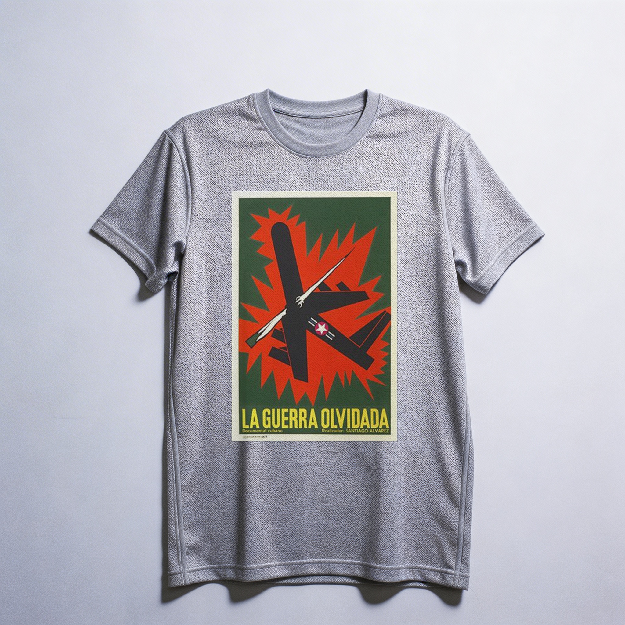 Camiseta_dry_fit_cinza_claro_que_isso_camarada_-_A_Guerra_Esquecida_-_Alfredo_Rostgaard_1967 | A Guerra Esquecida-1967