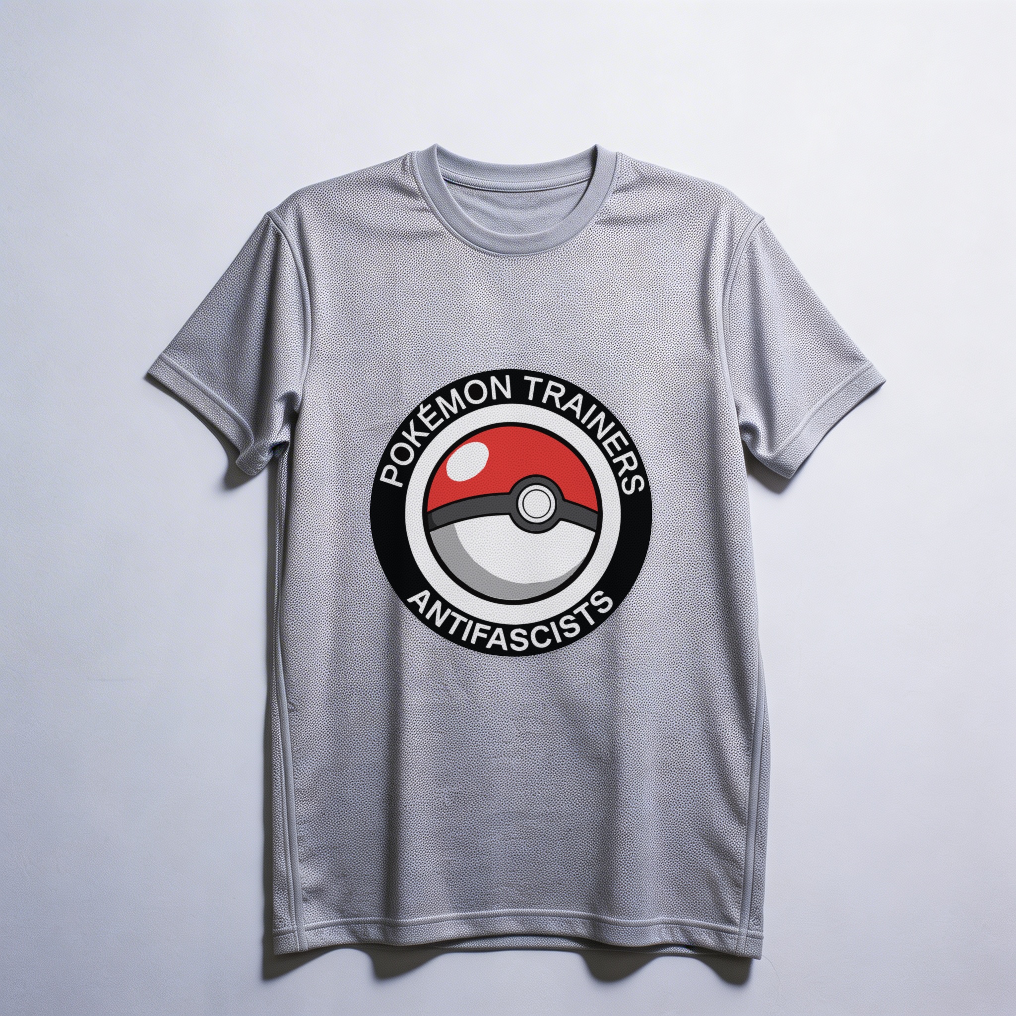Camiseta_dry_fit_cinza_claro_que_isso_camarada_-_Treinadores_Pokemon_Antifascistas | Treinadores Pokemon Antifascistas