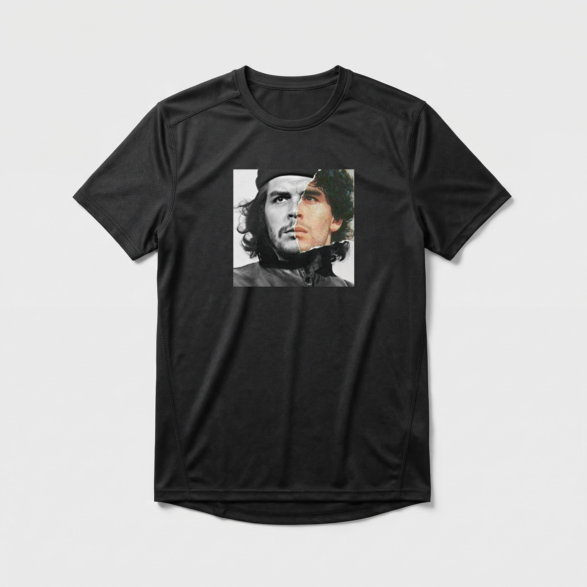 Camiseta_dry_fit_preto_que_isso_camarada_-_Che_e_Maradona_-_Duas_Lendas | Che e Maradona - Duas Lendas