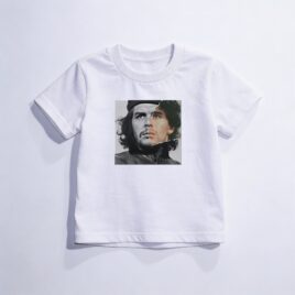 Camiseta_infantil_branco_que_isso_camarada_-_Che_e_Maradona_-_Duas_Lendas | Che e Maradona - Duas Lendas