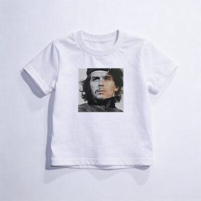 Camiseta_infantil_branco_que_isso_camarada_-_Che_e_Maradona_-_Duas_Lendas | Che e Maradona - Duas Lendas