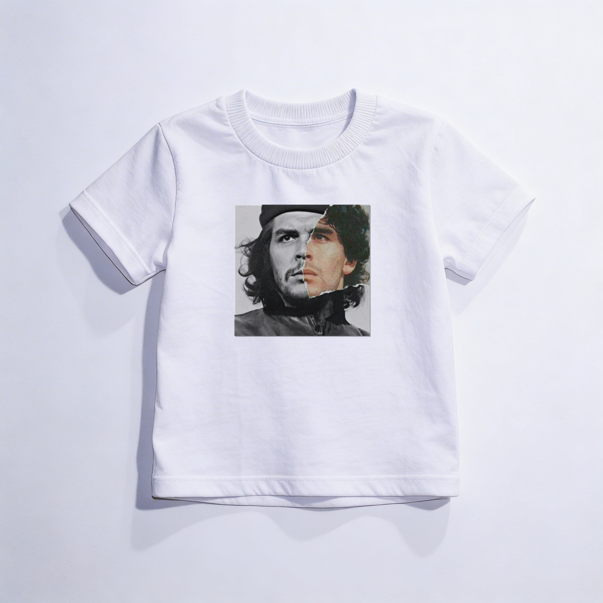 Camiseta_infantil_branco_que_isso_camarada_-_Che_e_Maradona_-_Duas_Lendas | Che e Maradona - Duas Lendas