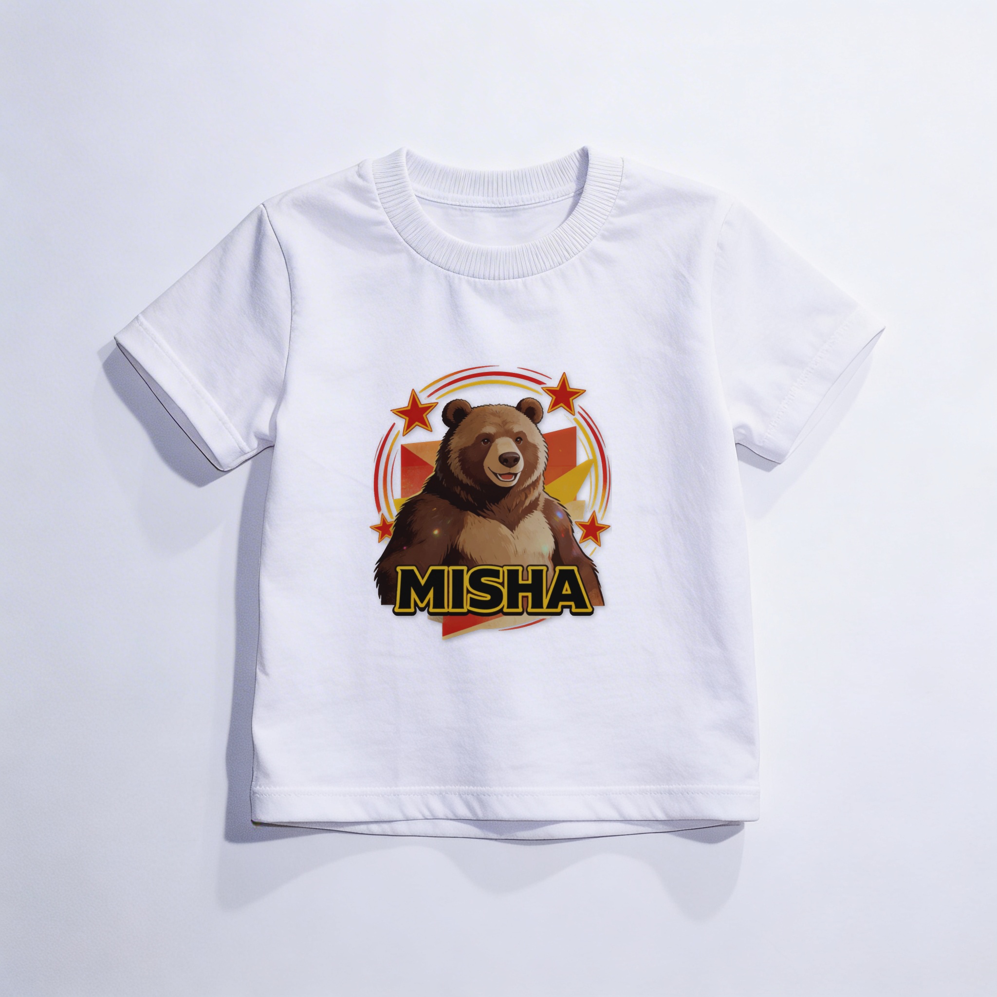 Camiseta_infantil_branco_que_isso_camarada_-_Urso-Misha | Urso-Misha