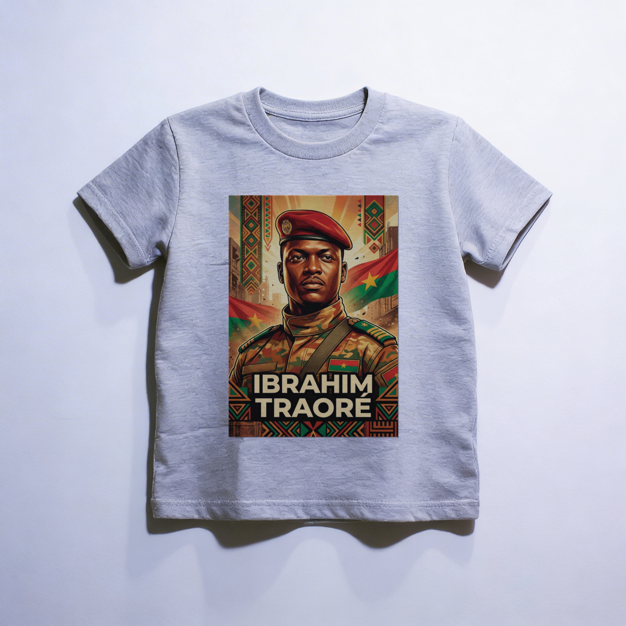 Camiseta_infantil_cinza_claro_que_isso_camarada_-_Ibrahim_Traore | Ibrahim Traoré