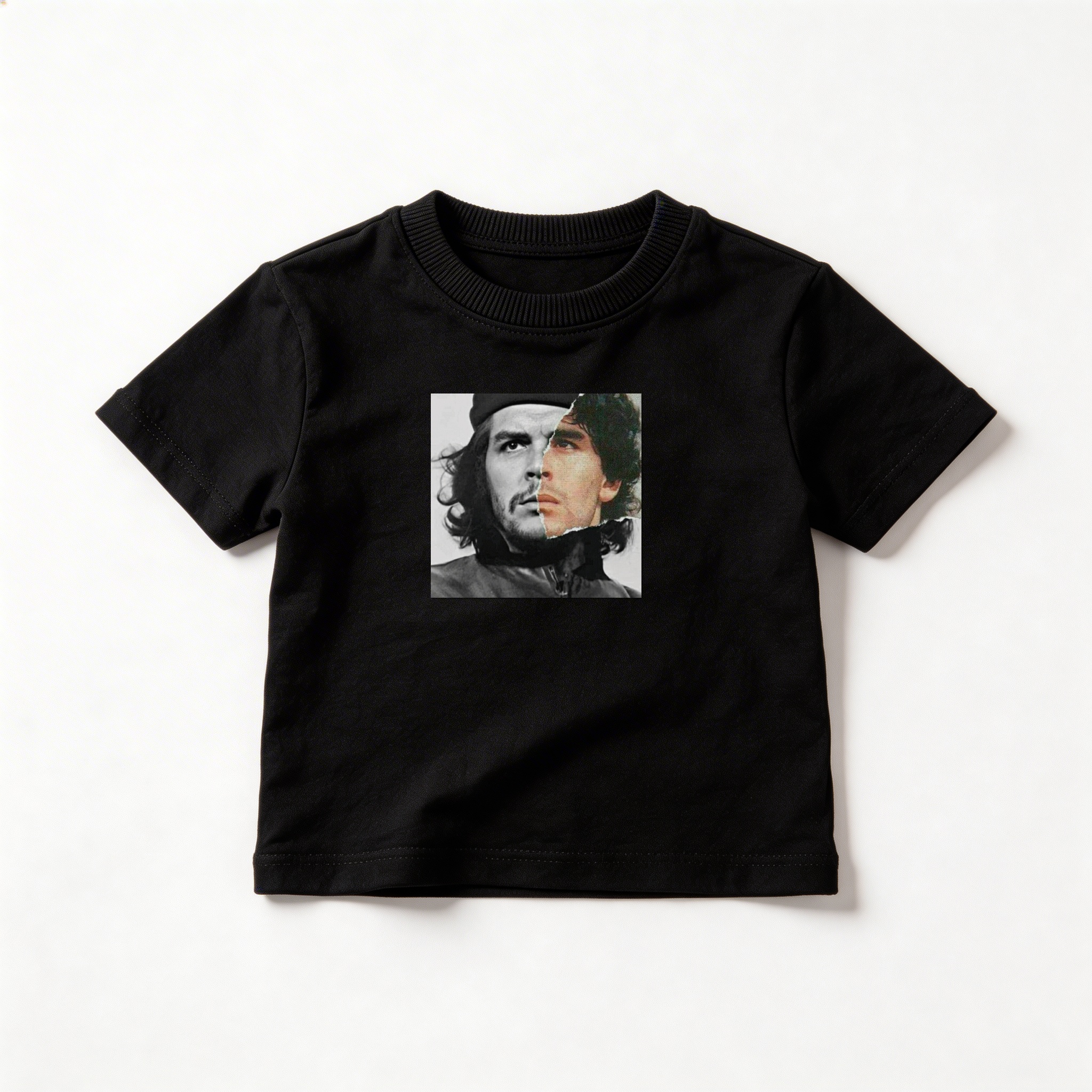 Camiseta_infantil_preto_que_isso_camarada_-_Che_e_Maradona_-_Duas_Lendas | Che e Maradona - Duas Lendas