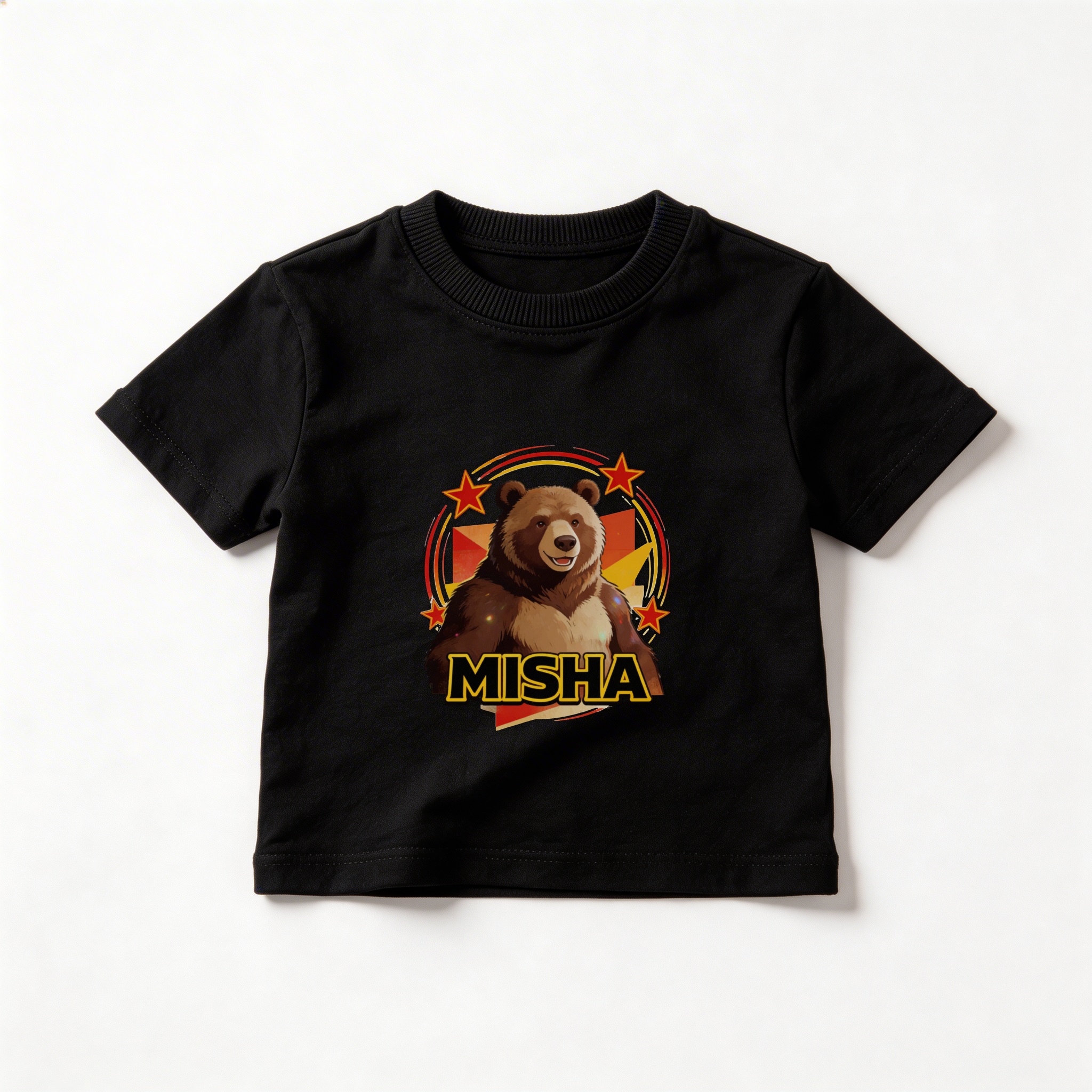 Camiseta_infantil_preto_que_isso_camarada_-_Urso-Misha | Urso-Misha