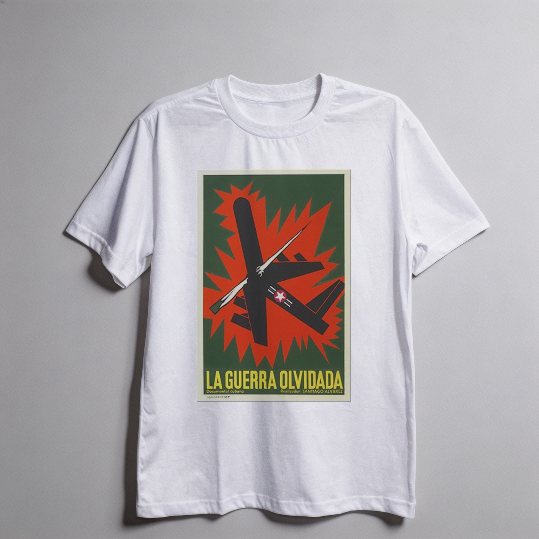 Camiseta_oversized_branco_que_isso_camarada_-_A_Guerra_Esquecida_-_Alfredo_Rostgaard_1967 | A Guerra Esquecida-1967