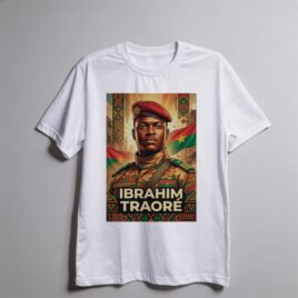 Camiseta_oversized_branco_que_isso_camarada_-_Ibrahim_Traore | Ibrahim Traoré