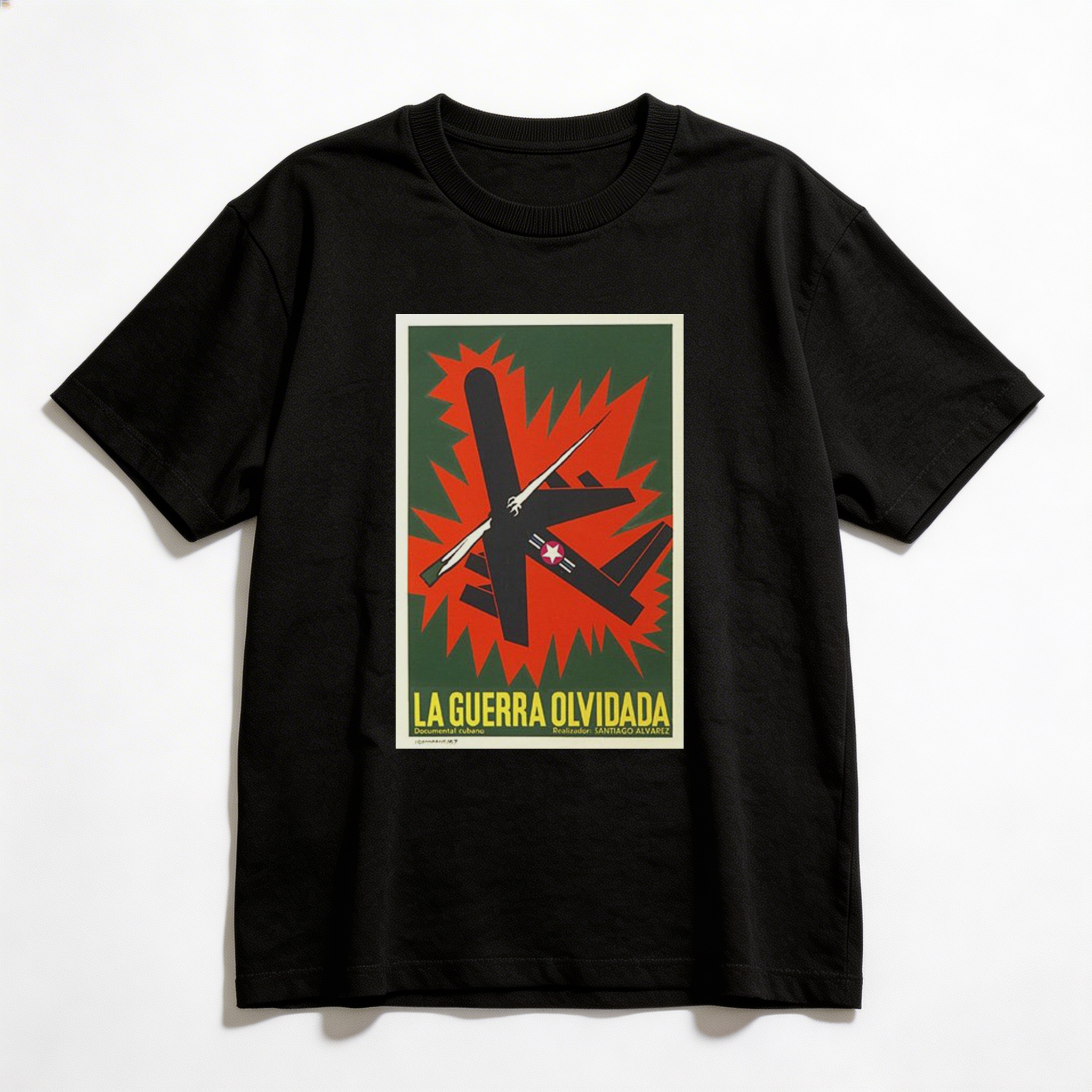 Camiseta_oversized_preto_que_isso_camarada_-_A_Guerra_Esquecida_-_Alfredo_Rostgaard_1967 | A Guerra Esquecida-1967