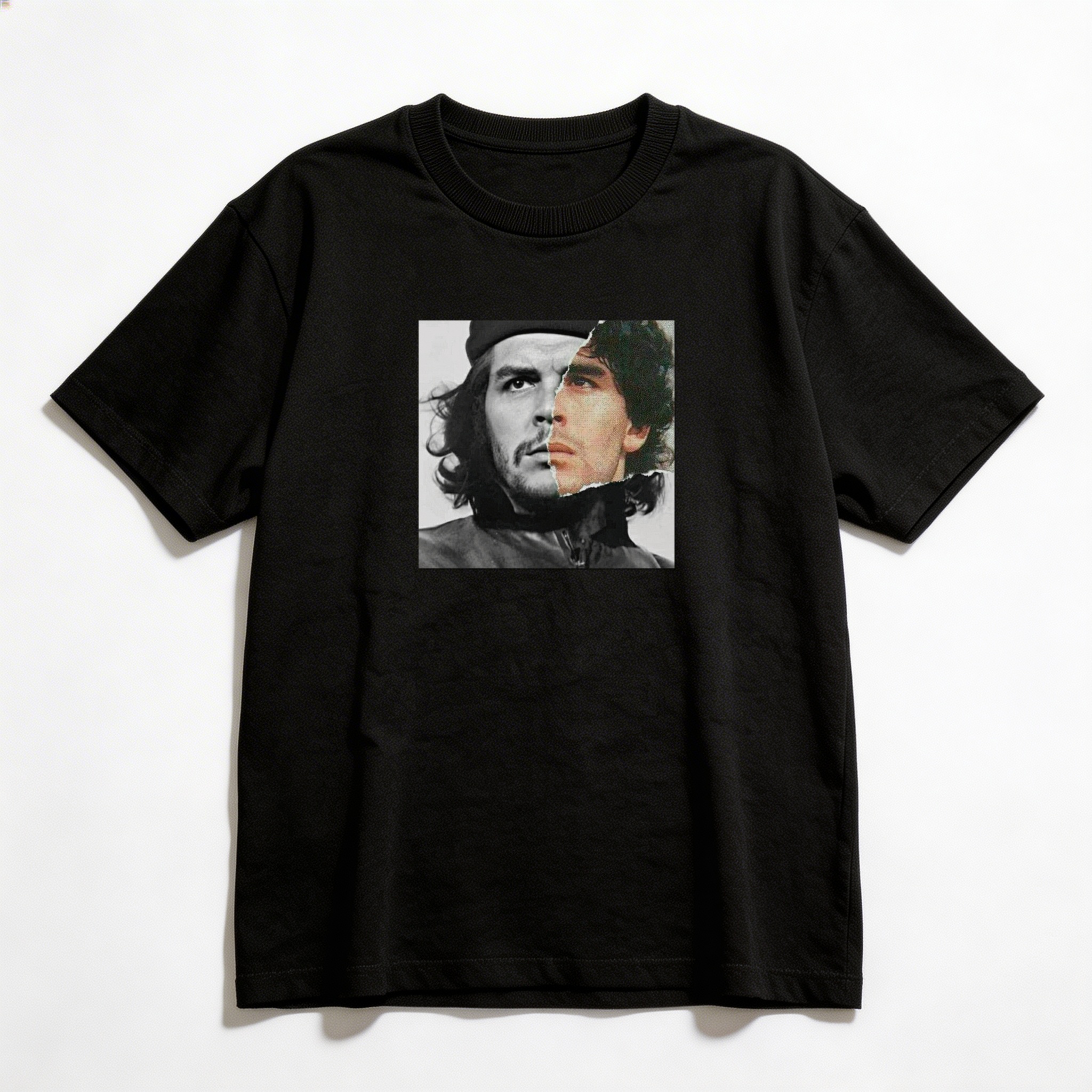 Camiseta_oversized_preto_que_isso_camarada_-_Che_e_Maradona_-_Duas_Lendas | Che e Maradona - Duas Lendas