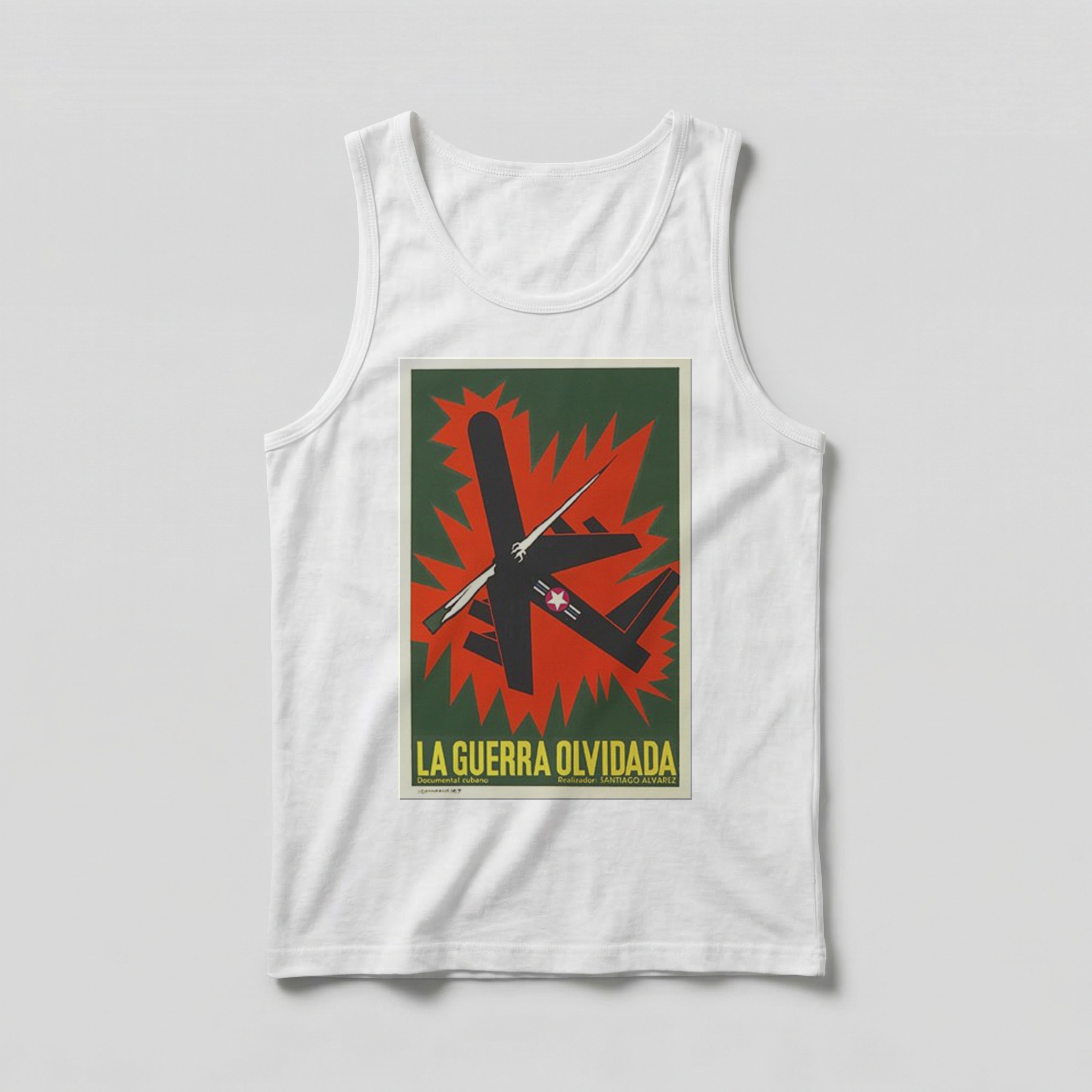 Camiseta_regata_branco_que_isso_camarada_-_A_Guerra_Esquecida_-_Alfredo_Rostgaard_1967 | A Guerra Esquecida-1967