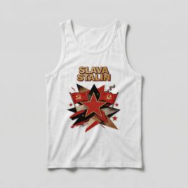 Camiseta_regata_branco_que_isso_camarada_-_Slava-Stalin | Slava-Stalin