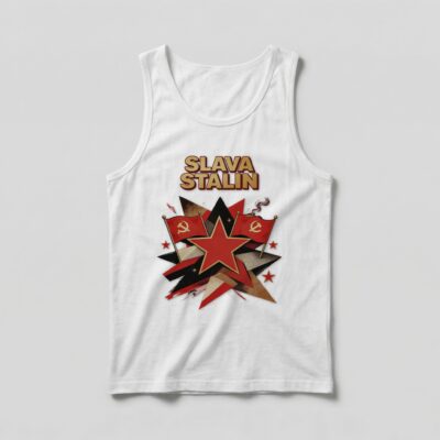 Camiseta_regata_branco_que_isso_camarada_-_Slava-Stalin | Slava-Stalin