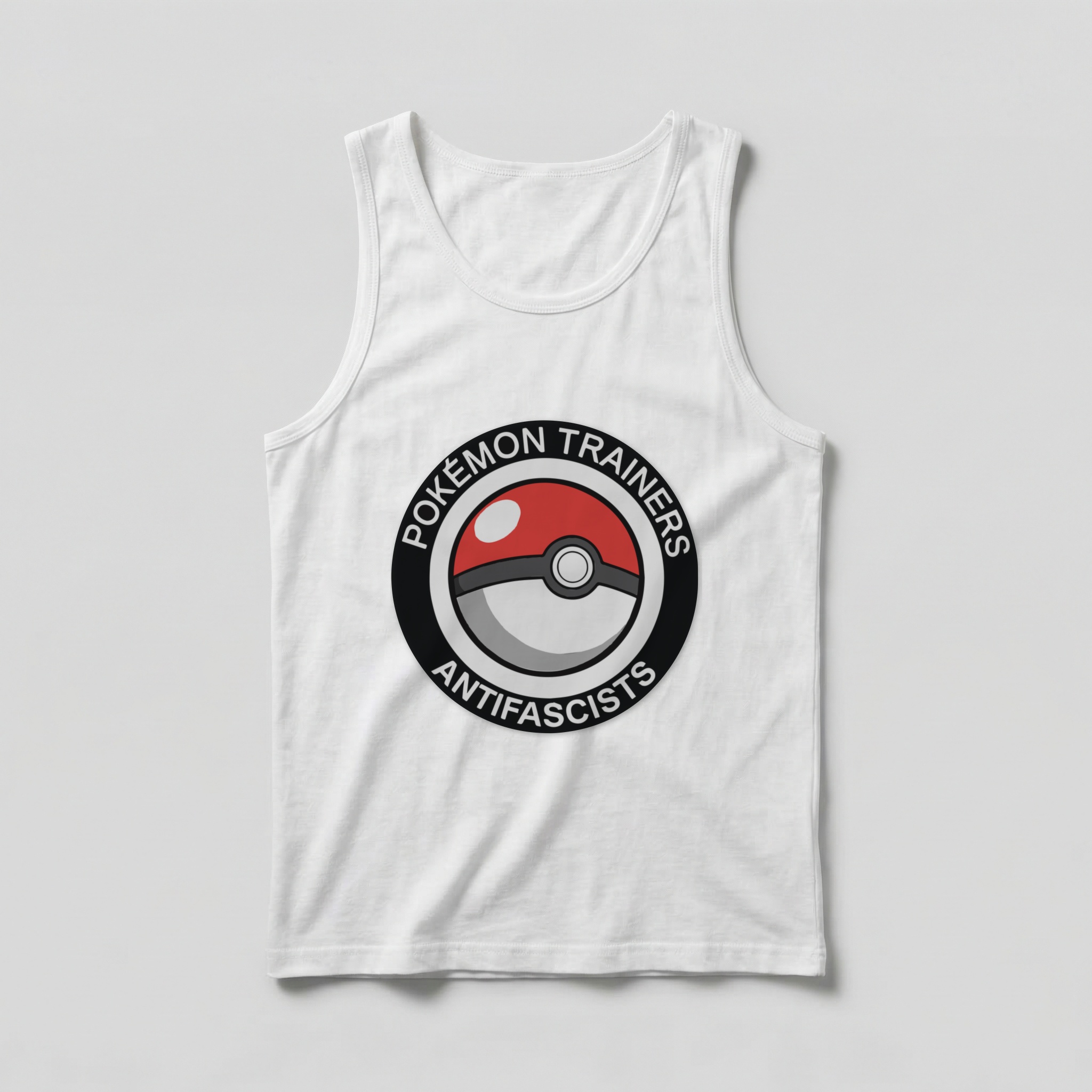 Camiseta_regata_branco_que_isso_camarada_-_Treinadores_Pokemon_Antifascistas | Treinadores Pokemon Antifascistas