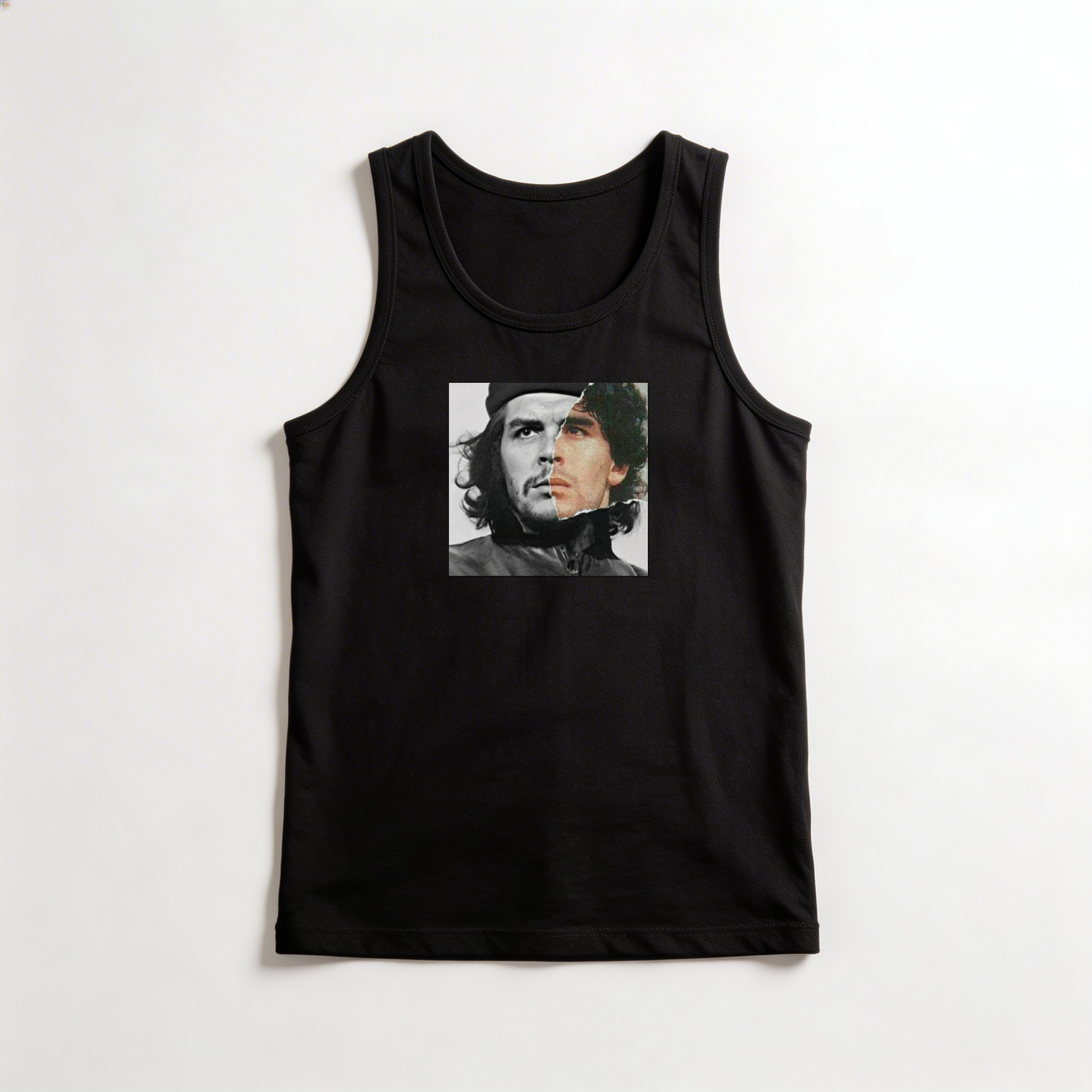 Camiseta_regata_preto_que_isso_camarada_-_Che_e_Maradona_-_Duas_Lendas | Che e Maradona - Duas Lendas