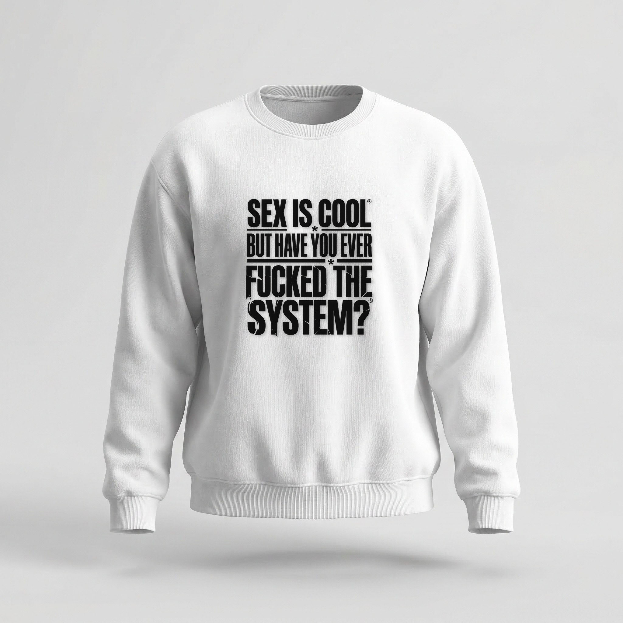 Moletom_careca_branco_que_isso_camarada_-_Sex_is_cool_but_have_you_ever_fucked_the_system | Sex is cool but have you ever fucked the system?