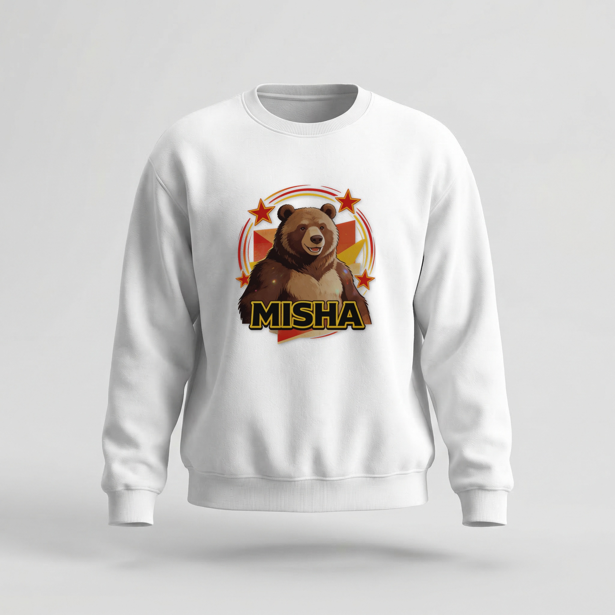 Moletom_careca_branco_que_isso_camarada_-_Urso-Misha | Urso-Misha