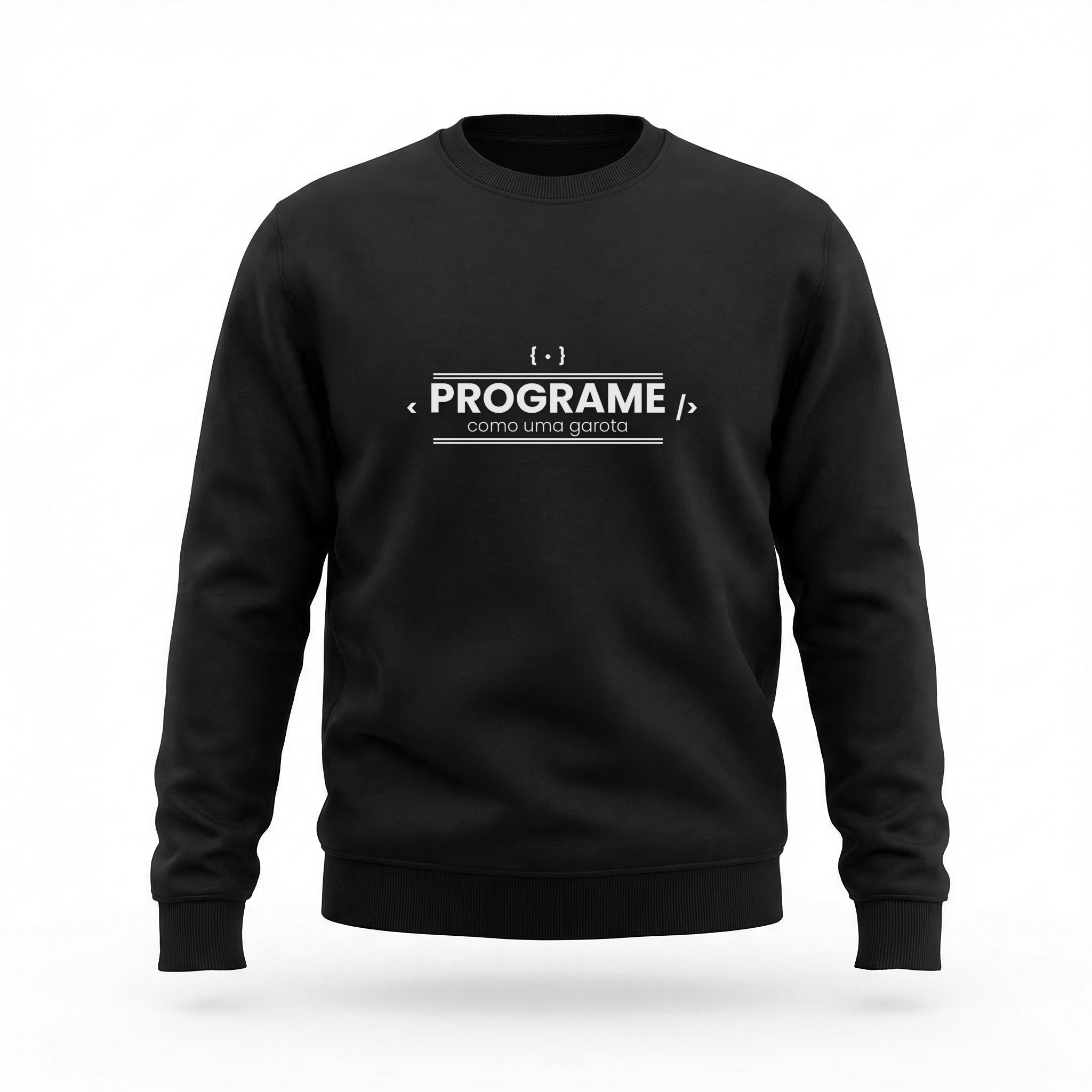 Moletom_careca_preto_que_isso_camarada_-_Programe_como_uma_garota | Programe como uma garota