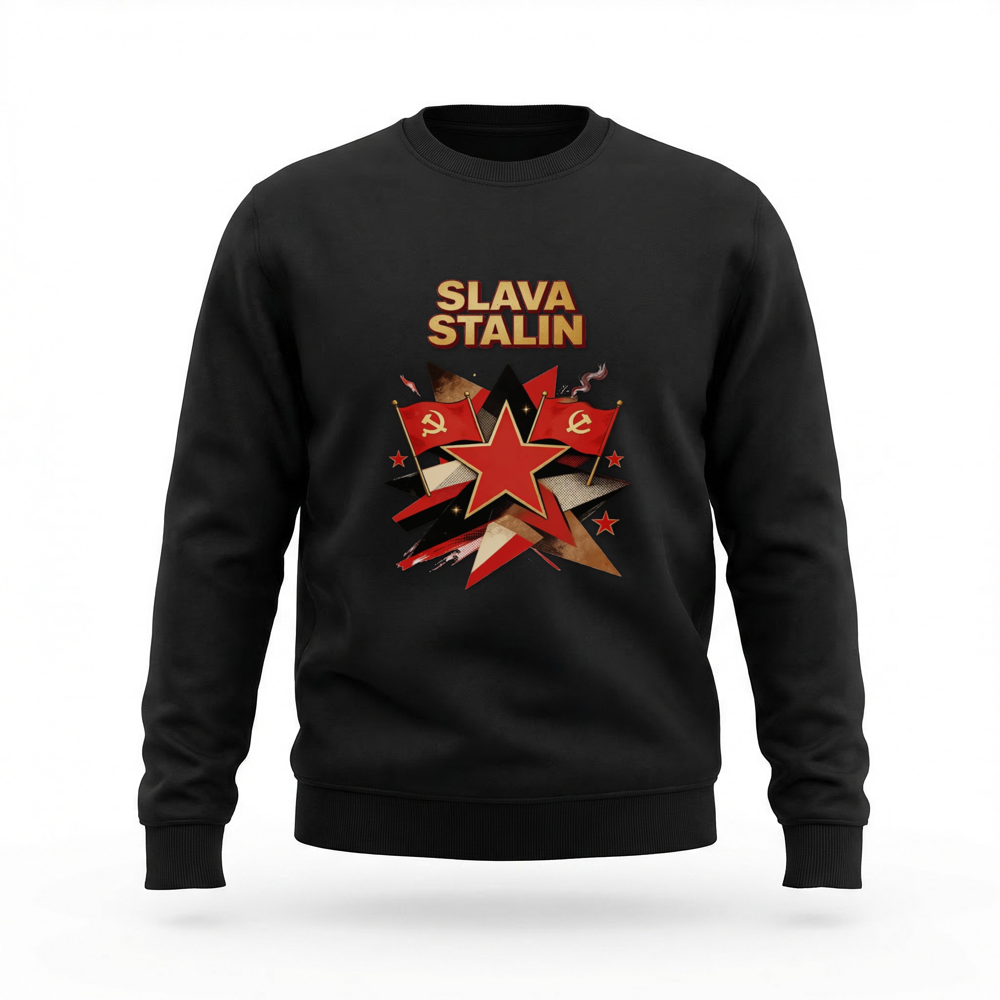 Moletom_careca_preto_que_isso_camarada_-_Slava-Stalin | Slava-Stalin