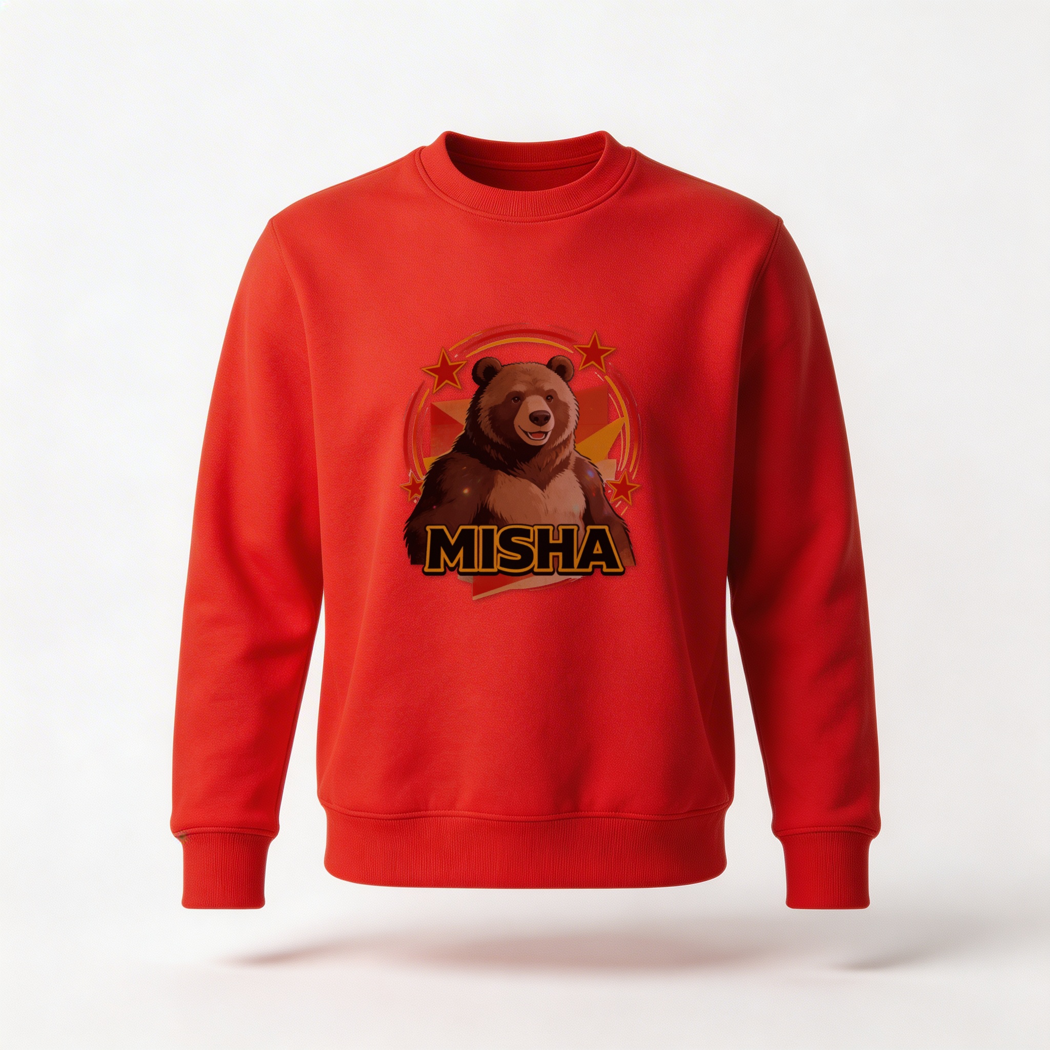 Moletom_careca_vermelho_que_isso_camarada_-_Urso-Misha | Urso-Misha