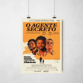 Poster - O Agente Secreto - cartaz ilustrado
