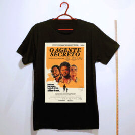Camiseta Oversized - O Agente Secreto – Cartaz ilustrado
