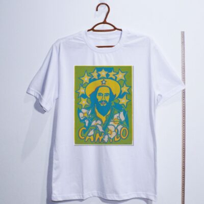 Camiseta_algodao_branco_que_isso_camarada_-_Camilo_Cienfuegos_pop_art | Camilo Cienfuegos pop art