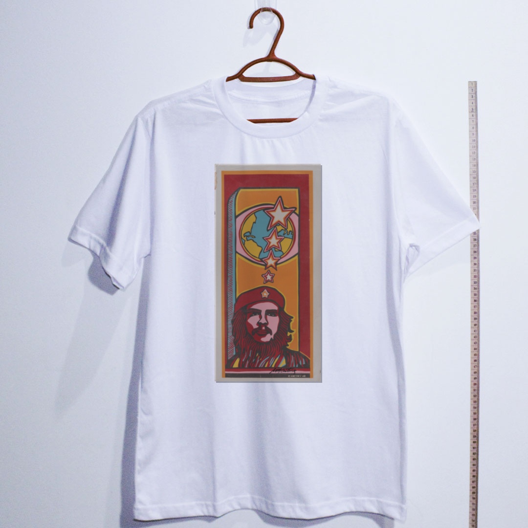Camiseta_algodao_branco_que_isso_camarada_-_Che_Guevara_pop_art | Che Guevara pop art