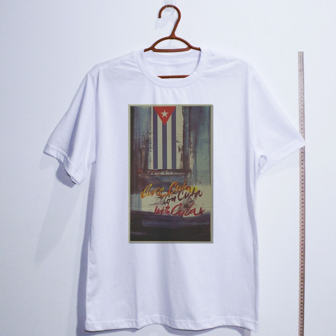 Camiseta_algodao_branco_que_isso_camarada_-_Com_Cuba_-_Raol_Martinez | Com Cuba - Raúl Martínez