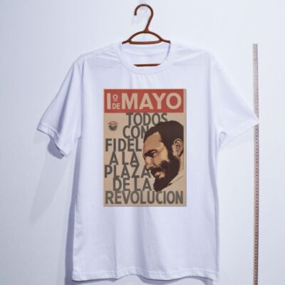 Camiseta_algodao_branco_que_isso_camarada_-_Todos_com_Fidel_na_Praca_da_Revolucao | Todos com Fidel na Praça da Revolução