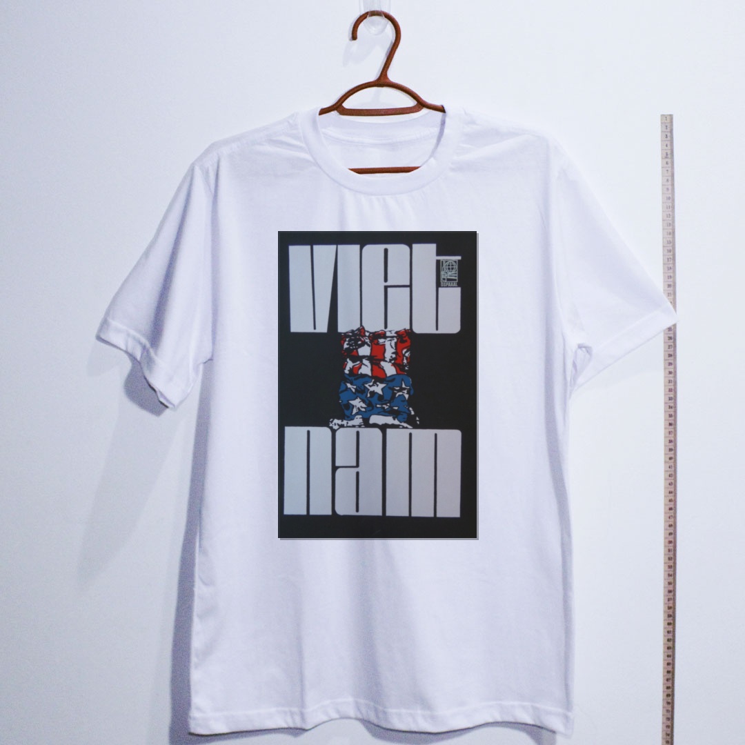 Camiseta_algodao_branco_que_isso_camarada_-_Vietna_-_Rene_Mederos_1967 | Vietnã - René Mederos 1967