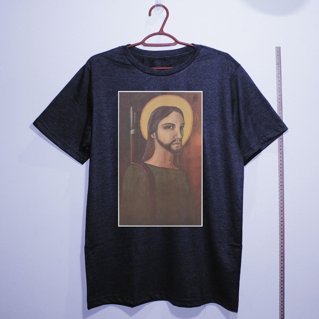 Camiseta_algodao_chumbo_que_isso_camarada_-_Cristo_revolucionario | Cristo revolucionário