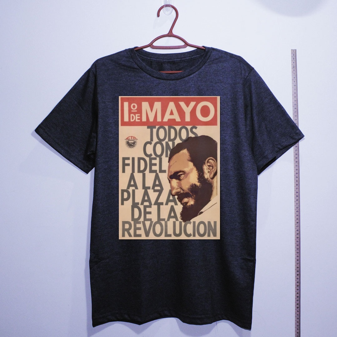 Camiseta_algodao_chumbo_que_isso_camarada_-_Todos_com_Fidel_na_Praca_da_Revolucao | Todos com Fidel na Praça da Revolução