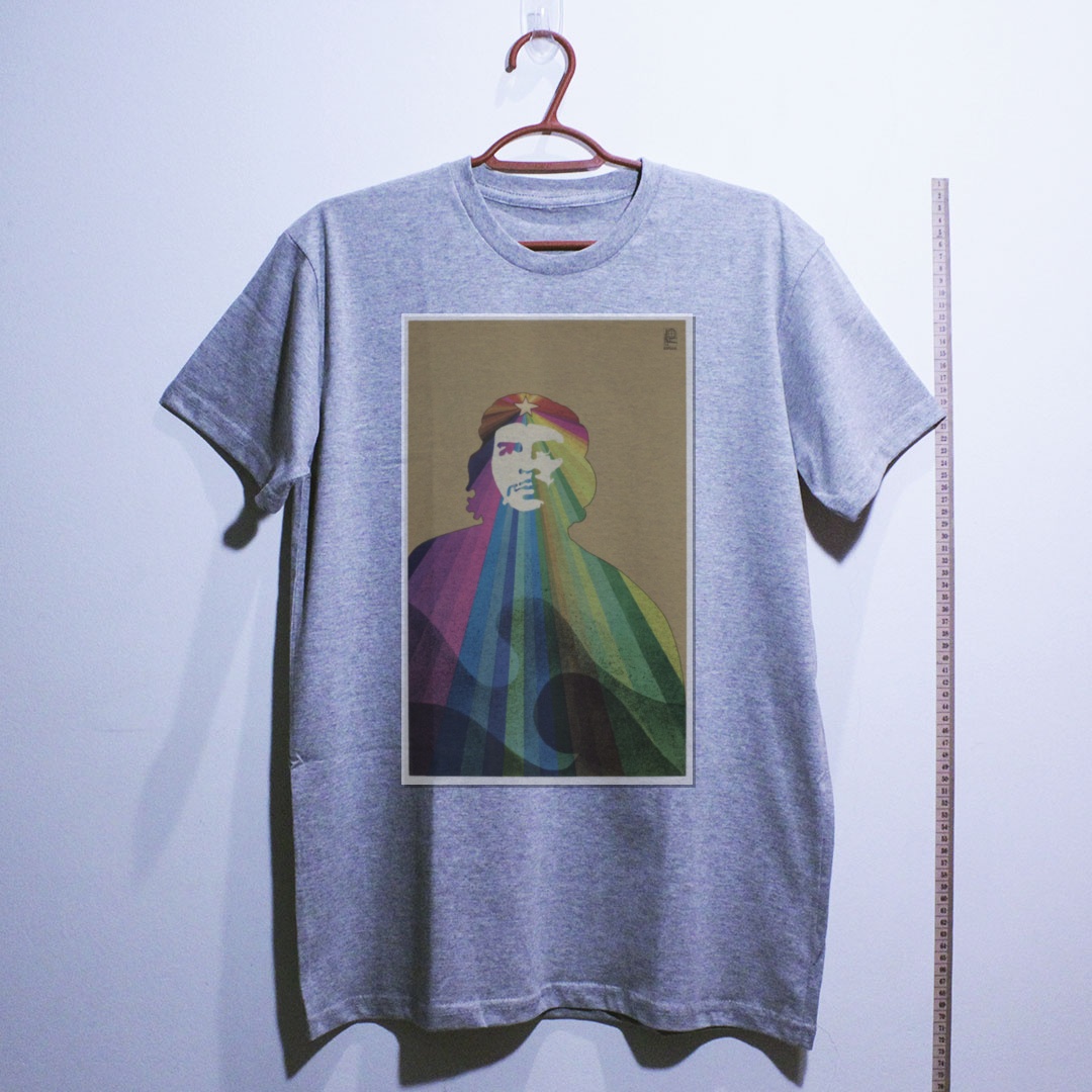 Camiseta_algodao_cinza_claro_que_isso_camarada_-_Che_Guevara_1969 | Che Guevara 1969