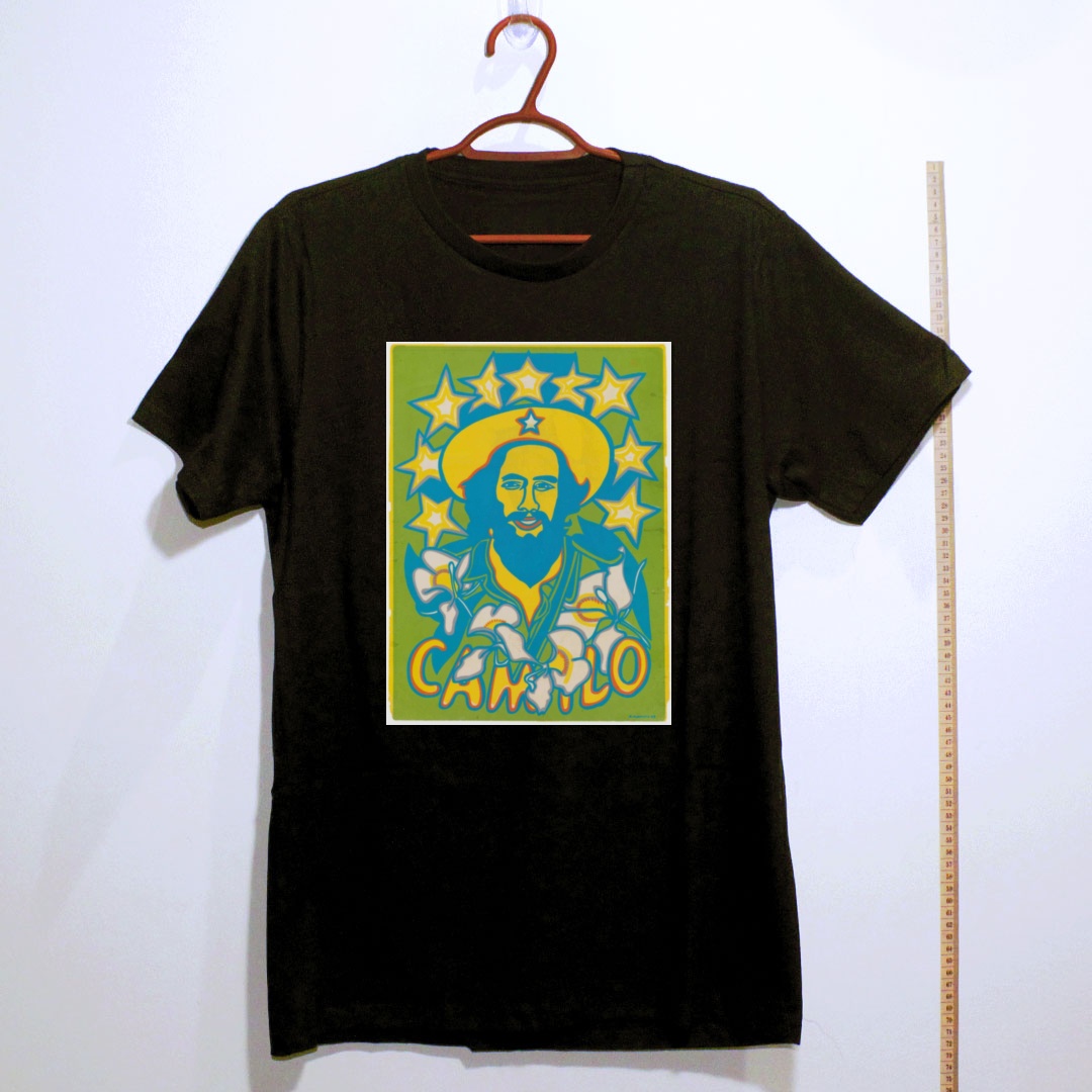 Camiseta_algodao_preto_que_isso_camarada_-_Camilo_Cienfuegos_pop_art | Camilo Cienfuegos pop art