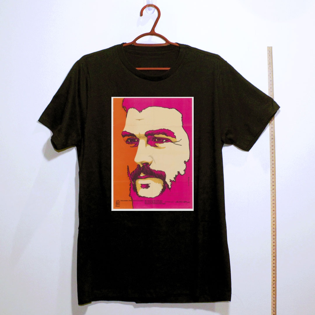 Camiseta_algodao_preto_que_isso_camarada_-_Che_Guevara_em_pop_art | Che Guevara em pop art