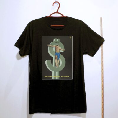 Camiseta_algodao_preto_que_isso_camarada_-_Divida_externa_crucifica_o_Terceiro_Mundo | Dívida externa crucifica o Terceiro Mundo