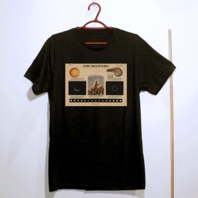 Camiseta_algodao_preto_que_isso_camarada_-_Eclipse_solar_1921 | Eclipse solar 1921