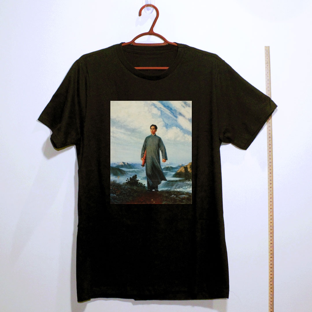 Camiseta_algodao_preto_que_isso_camarada_-_Presidente_Mao_vai_a_Anyuan | Presidente Mao vai a Anyuan