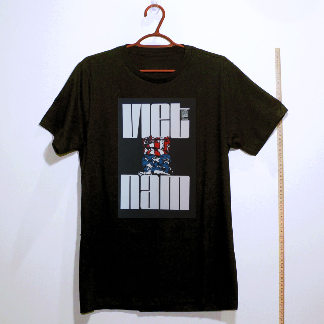 Camiseta_algodao_preto_que_isso_camarada_-_Vietna_-_Rene_Mederos_1967 | Vietnã - René Mederos 1967
