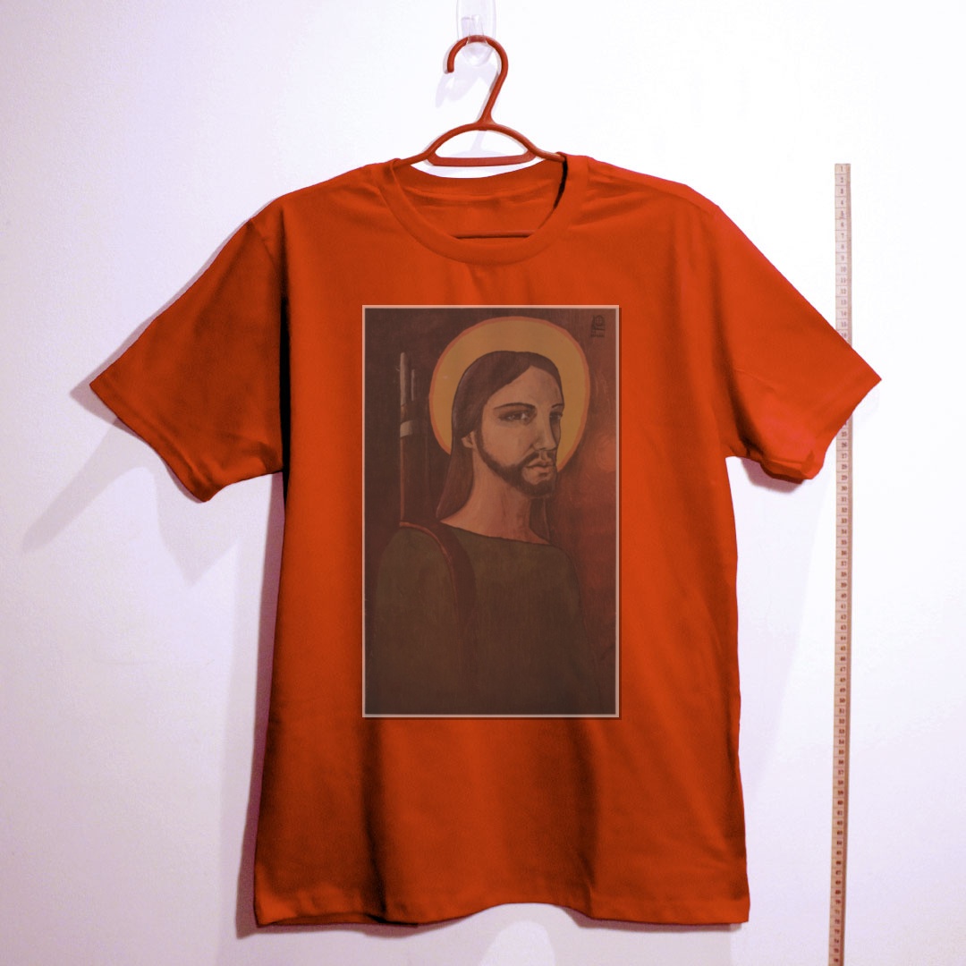 Camiseta_algodao_vermelho_que_isso_camarada_-_Cristo_revolucionario | Cristo revolucionário