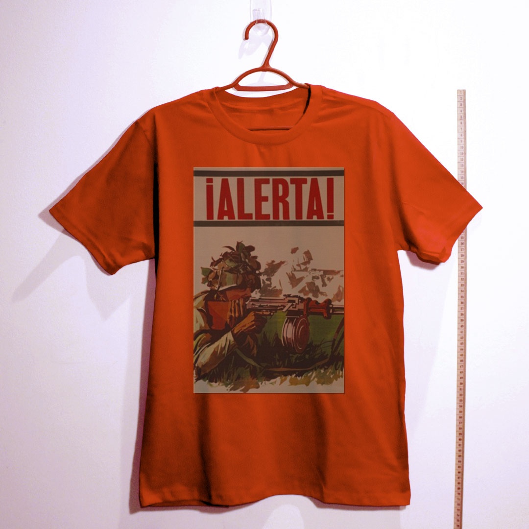 Camiseta_algodao_vermelho_que_isso_camarada_-_Esteja_alerta | Esteja alerta