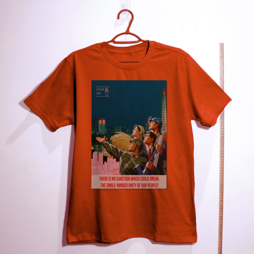 Camiseta_algodao_vermelho_que_isso_camarada_-_Nenhuma_sancao_quebrara_a_unidade_do_nosso_povo | Nenhuma sanção quebrará a unidade do nosso povo