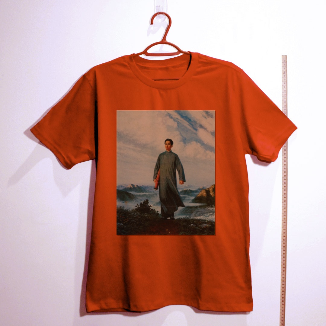 Camiseta_algodao_vermelho_que_isso_camarada_-_Presidente_Mao_vai_a_Anyuan | Presidente Mao vai a Anyuan