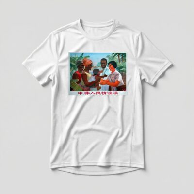 Camiseta_dry_fit_branco_que_isso_camarada_-_Amizade_entre_os_povos_da_China_e_da_Africa_e_profunda | Amizade entre os povos da China e da África é profunda