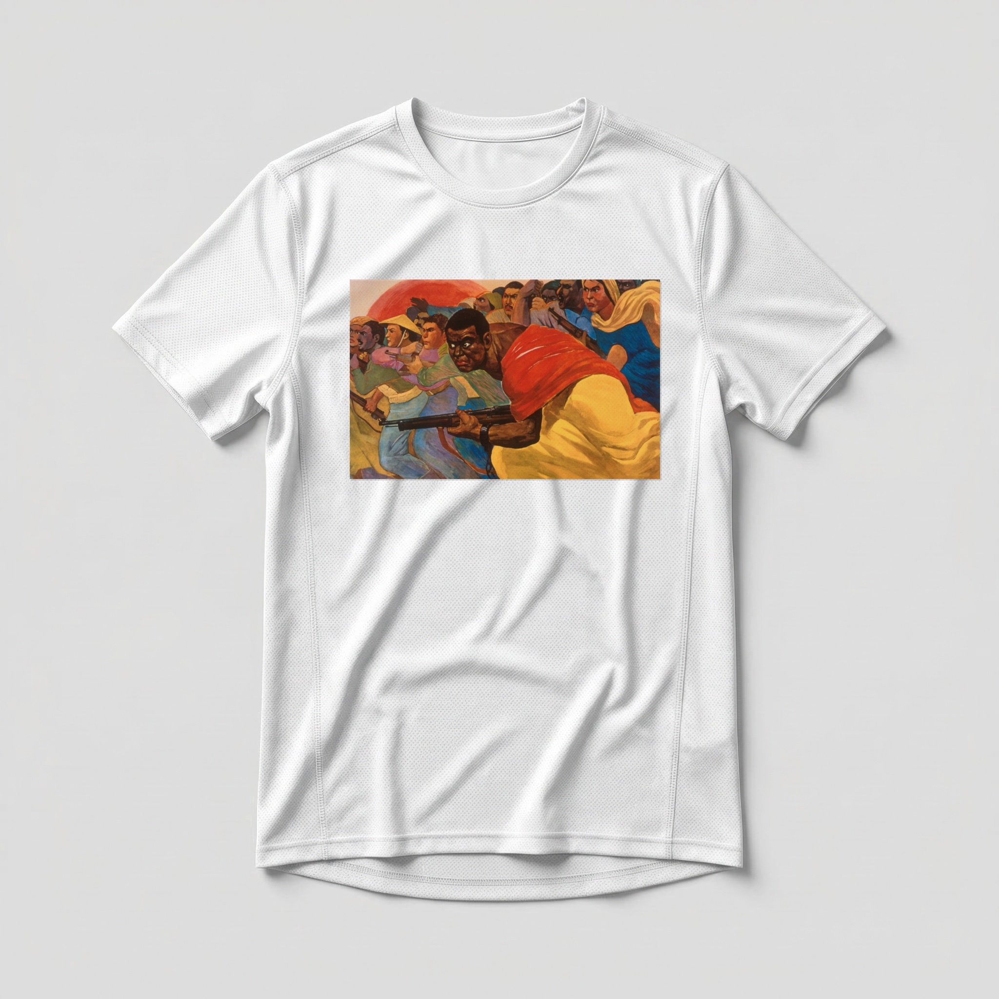 Camiseta_dry_fit_branco_que_isso_camarada_-_Apoie_a_luta_anti-imperialista_da_Asia_Africa_e_America_Latina | Apoie a luta anti-imperialista da Ásia, África e América Latina