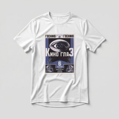 Camiseta_dry_fit_branco_que_isso_camarada_-_Cine-Olho_Kino_Glaz_-_Rodchenko_e_Vertov_1924 | Cine-Olho Kino Glaz - Rodchenko e Vertov 1924