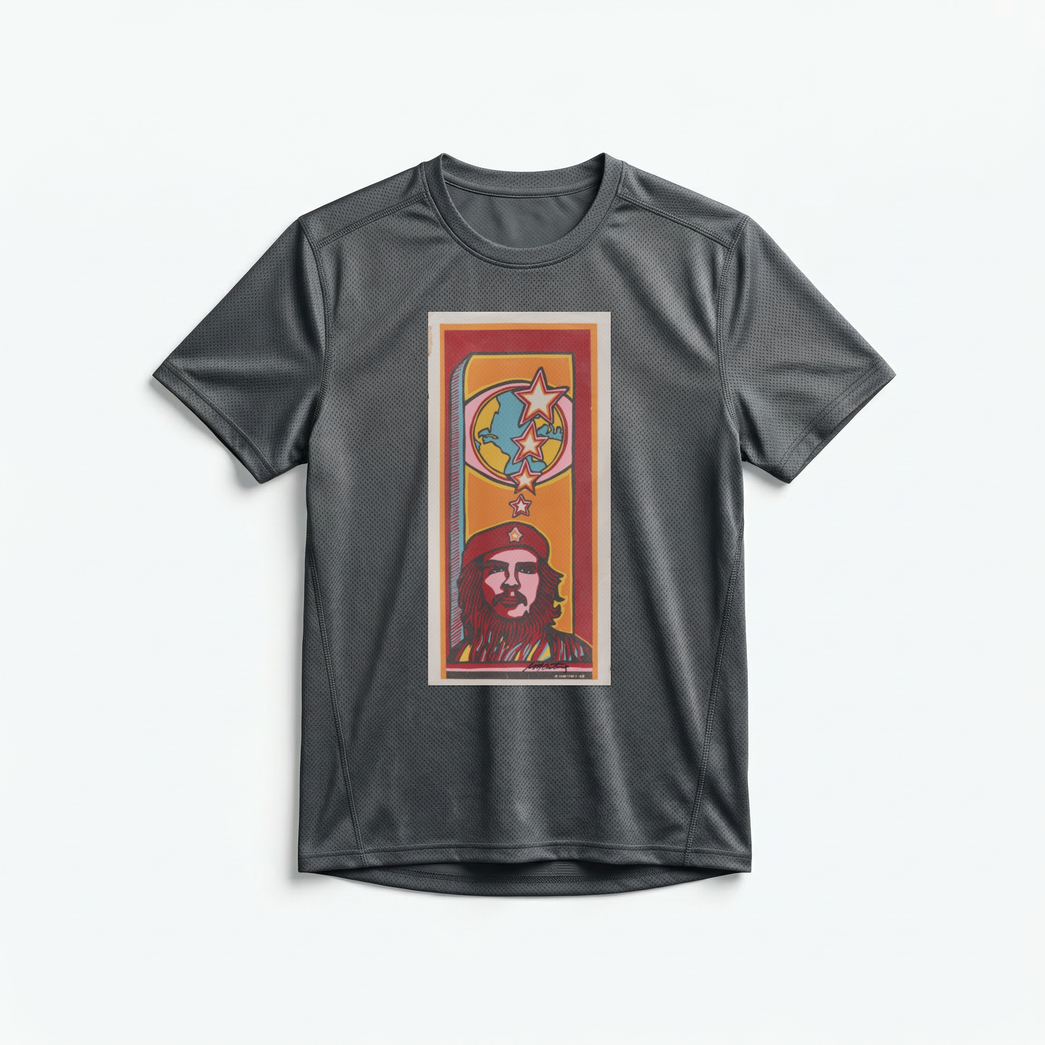 Camiseta_dry_fit_chumbo_que_isso_camarada_-_Che_Guevara_pop_art | Che Guevara pop art