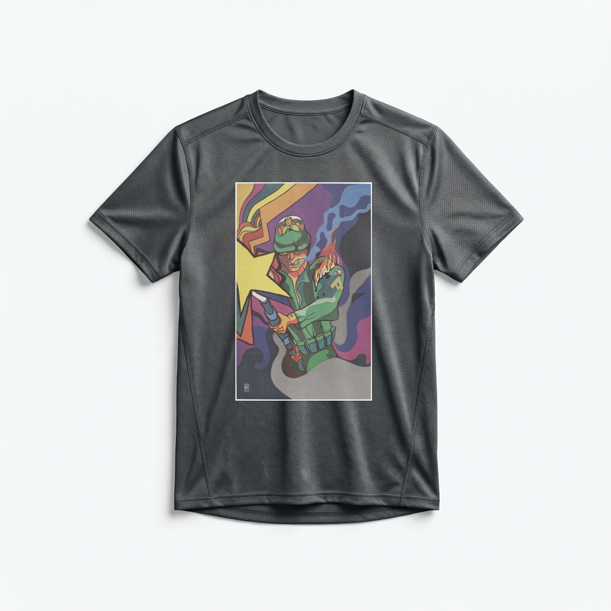 Camiseta_dry_fit_chumbo_que_isso_camarada_-_Guerrilheiro_com_coquetel_Molotov | Guerrilheiro com coquetel Molotov