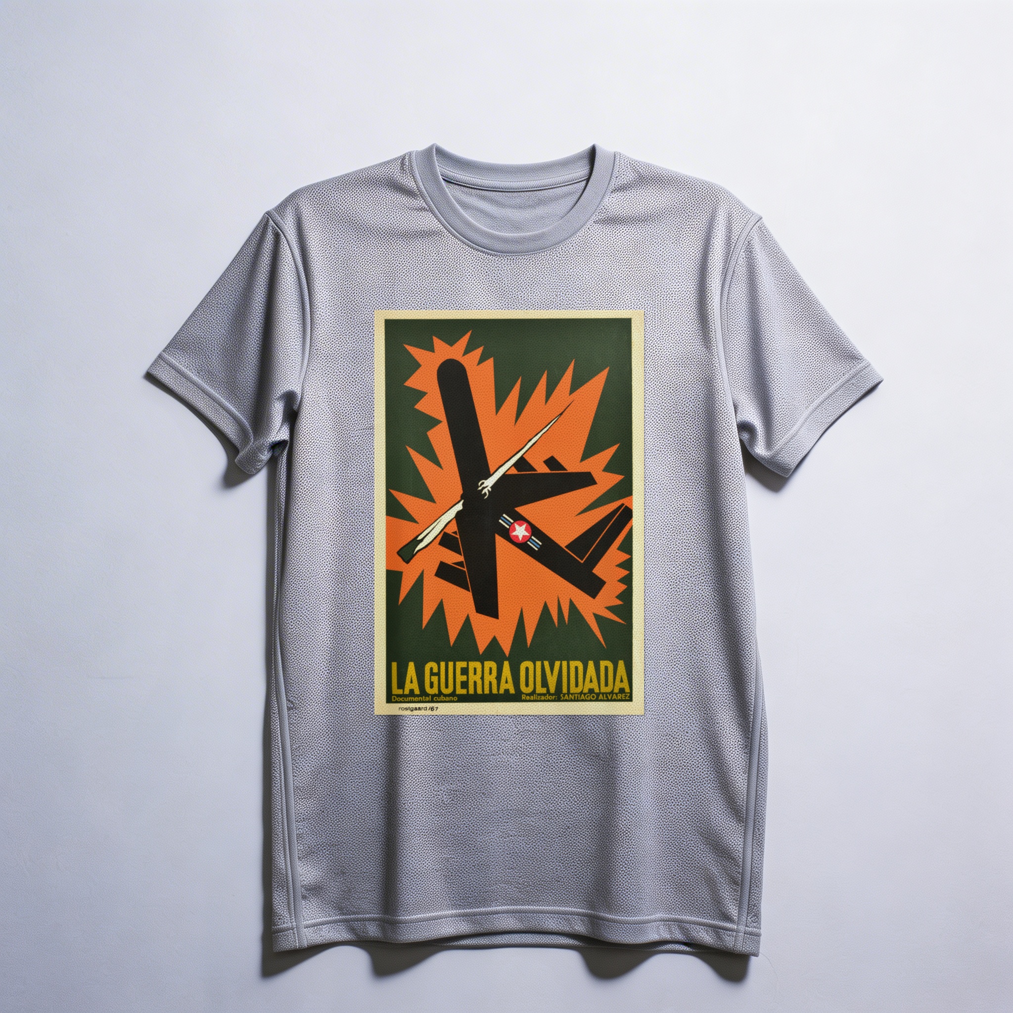 Camiseta_dry_fit_cinza_claro_que_isso_camarada_-_A_guerra_esquecida | A guerra esquecida